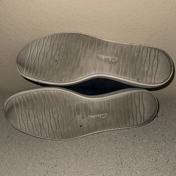 Clark’s‎ Women’s Artisan Navy Nubuck Glicks Resetta Shoes Size 8 - Picture 8 of 9